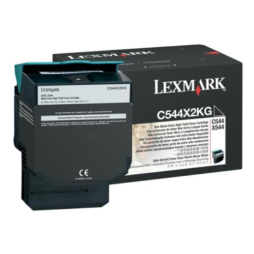Lexmark Toner sort (C544X2KG / 0C544X2KG) (høj kapacitet)
