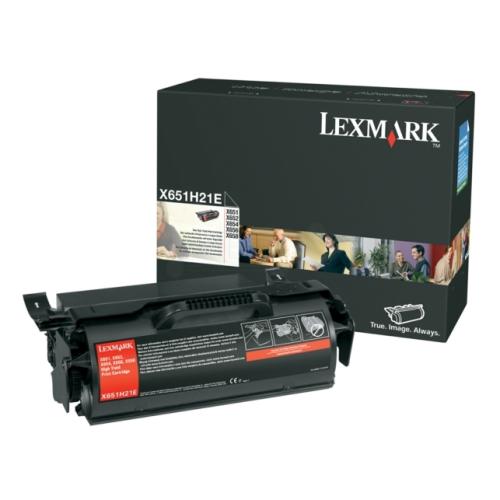 Lexmark Toner sort (X651H21E / 0X651H21E)