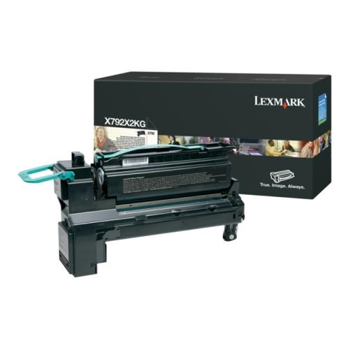 Lexmark Toner sort (X792X2KG / 0X792X2KG) (høj kapacitet)