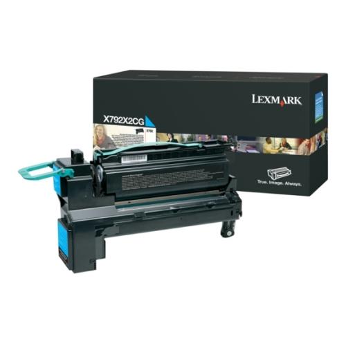 Lexmark Toner cyan (X792X2CG / 0X792X2CG) (høj kapacitet)