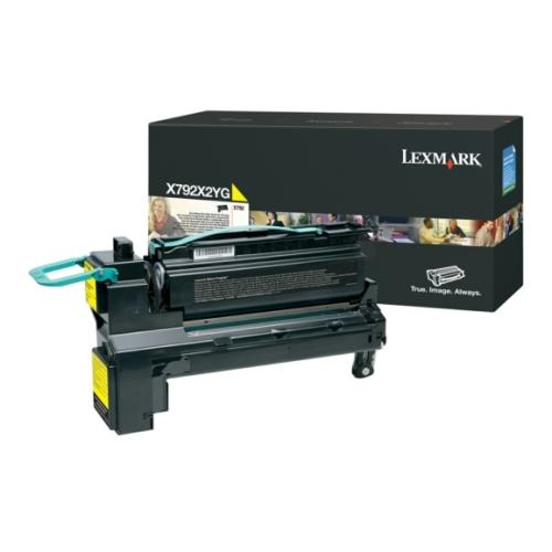 Lexmark Toner gul (X792X2YG / 0X792X2YG) (høj kapacitet)