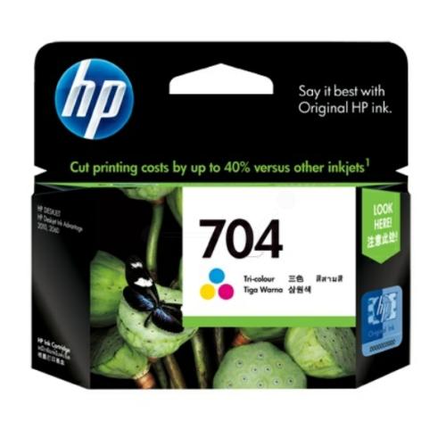 HP Blækpatron farve (CN693AE / 704)
