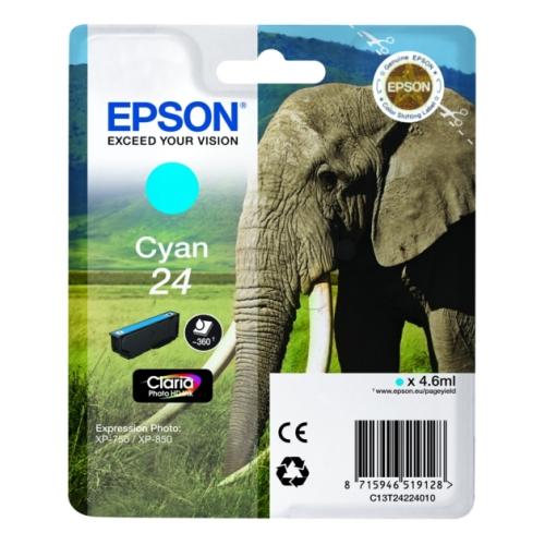 Epson Blækpatron cyan (C13T24224012 / 24)