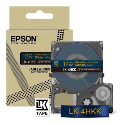 Epson Farvebånd blue/guld (C53S654002 / LK4HKK)