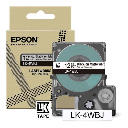 Epson Etiketter sort / hvid (C53S672062 / LK4WBJ)