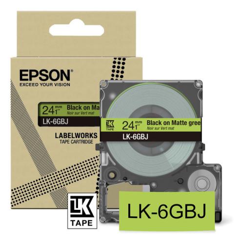 Epson Etiketter sort / gennemsigtig (C53S672079 / LK6GBJ)