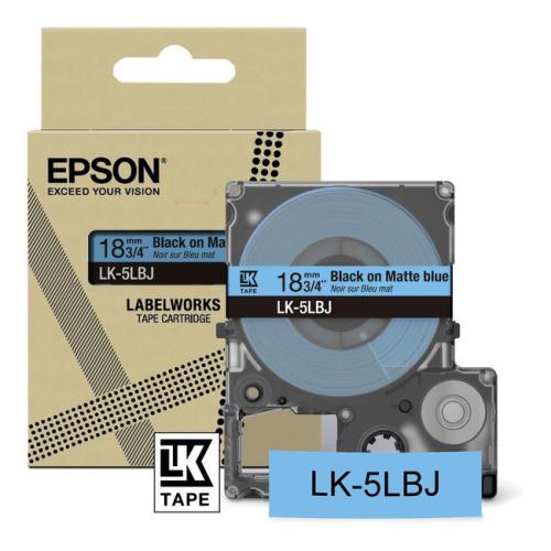 Epson Etiketter sort / blå (C53S672081 / LK5LBJ)