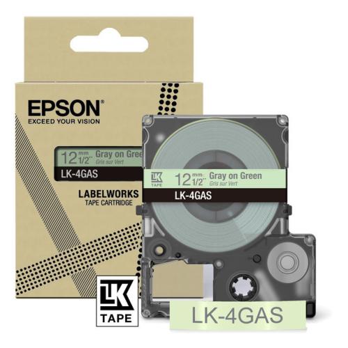 Epson Etiketter gray/green (C53S672105 / LK4GAS)