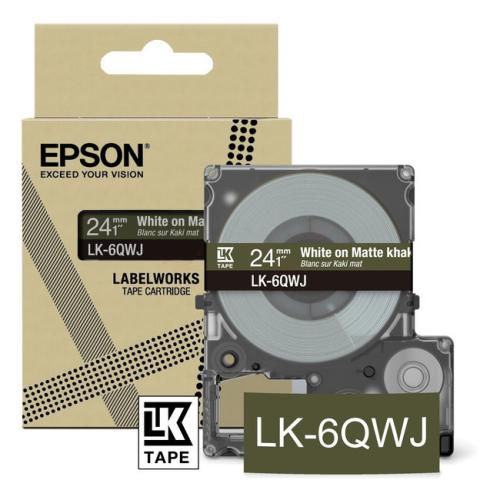 Epson Etiketter brun / hvid (C53S672090 / LK6QWJ)