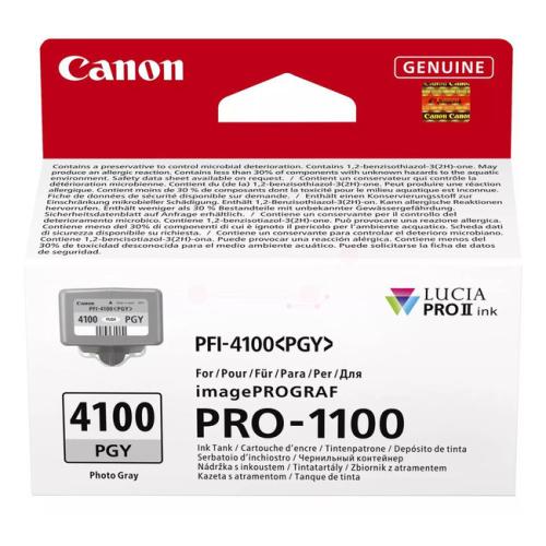 Canon Blækpatron grå foto (6784C001 / PFI4100PGY)