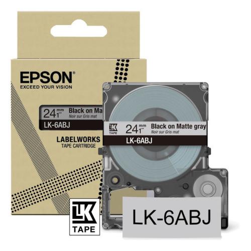Epson Etiketter sort / grå (C53S672088 / LK6ABJ)