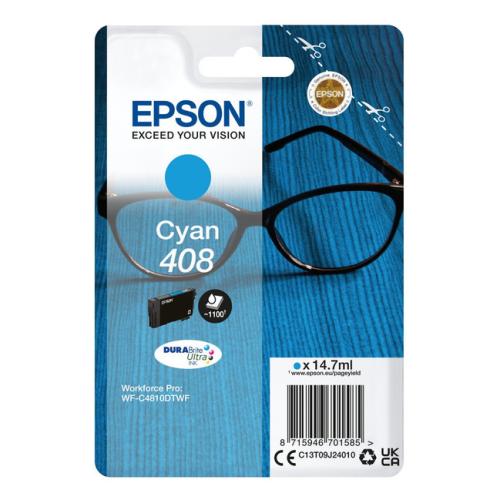 Epson Blækpatron cyan (C13T09J24010 / 408)