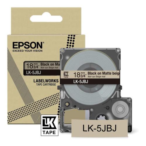 Epson Etiketter sort (C53S672091 / LK5JBJ)