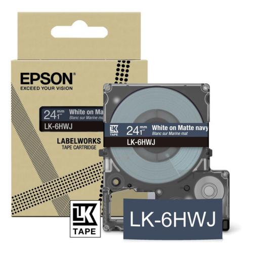 Epson Etiketter blå / hvid (C53S672086 / LK6HWJ)